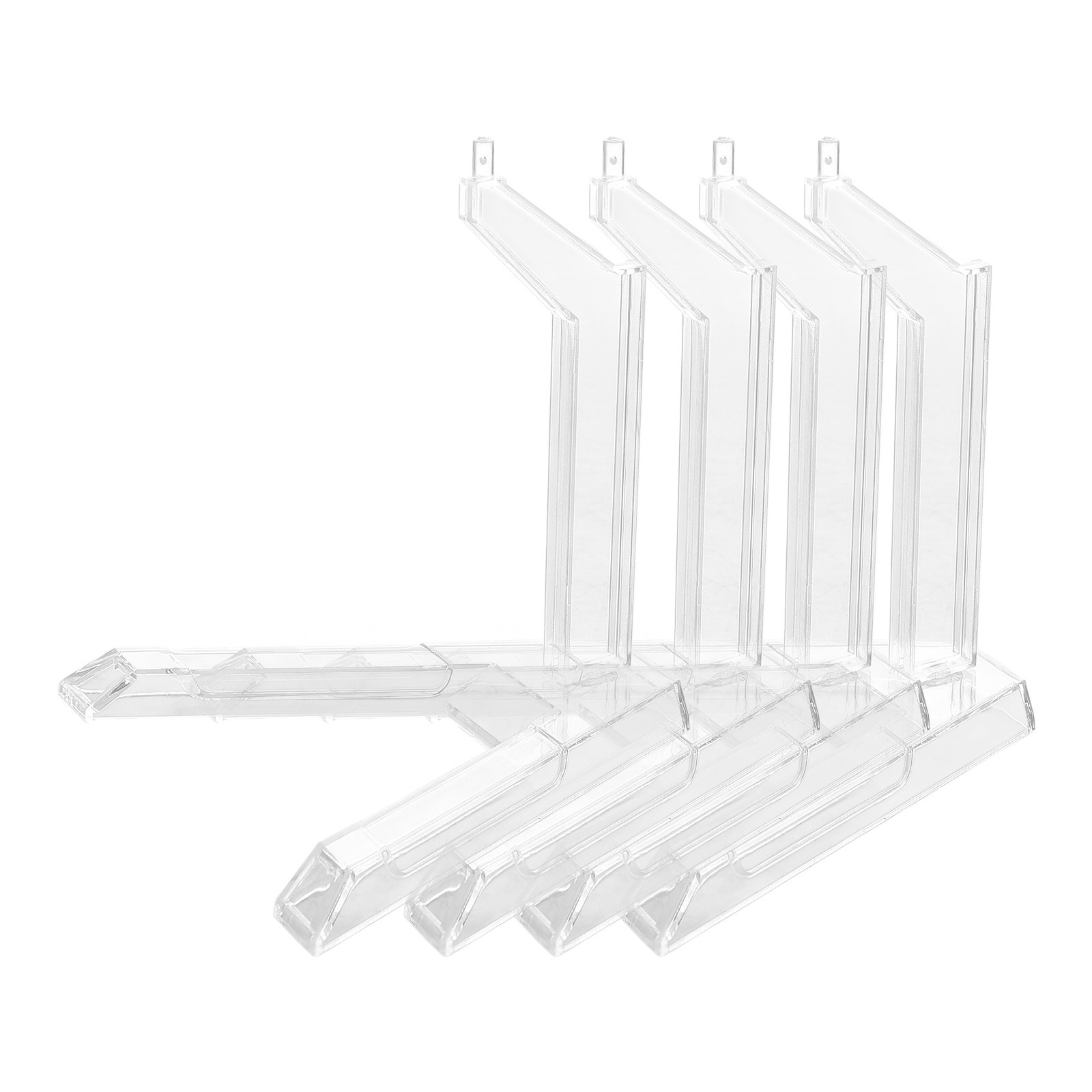 Action Figure Stand - 4 stuks transparante displayvoetjes voor actiefiguren,