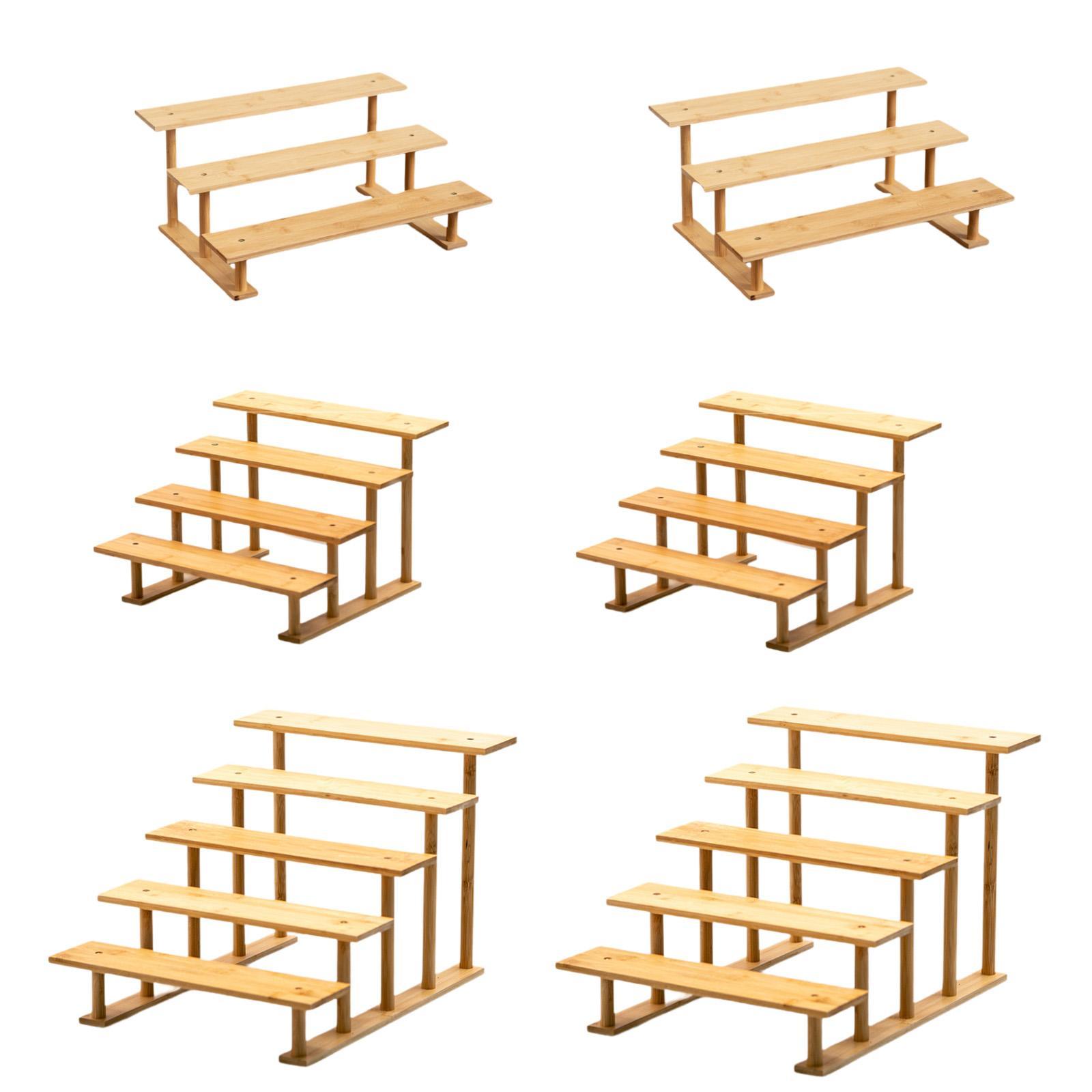 Display Risers Set - Houten sieraden display standaard, schap organizer