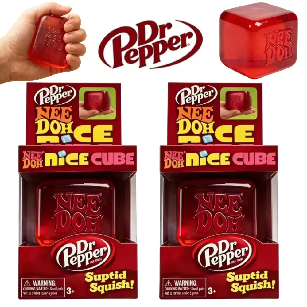 Fidget Cube Original - Dr Pepper X NeeDoh Nice Cube