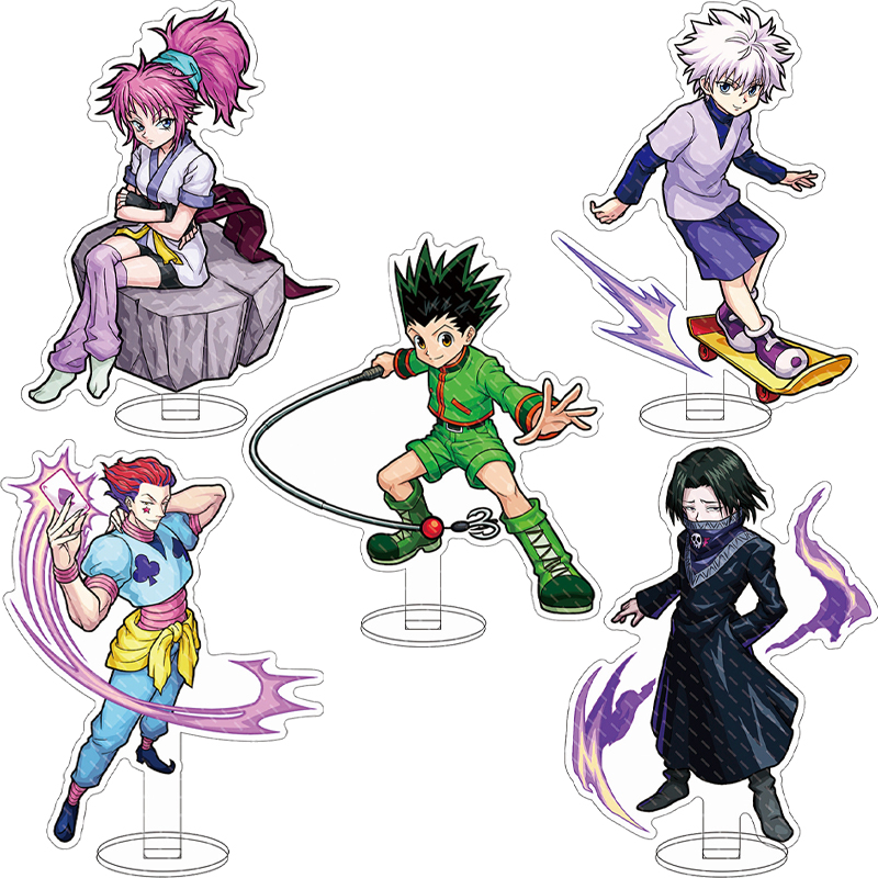 Figma Stand Set - 16CM Anime HUNTER×HUNTER Machi Komacine Killua